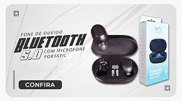 Fone De Ouvido Bluetooth 5.0 Com Microfone