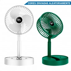 VENTILADOR RECARREGÁVEL SEM FIO DOBRÁVEL