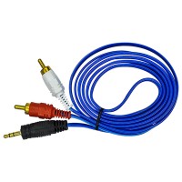 Cabo Auxiliar P2 Estereo para 2 Rca 2 Mt