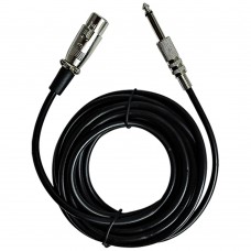 Cabo de Microfone Xlr Canon para P10 Mono 5 Mt