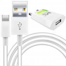 Carregador Sa&iacute;da USB Com Cabo Tipo-C 2.4A