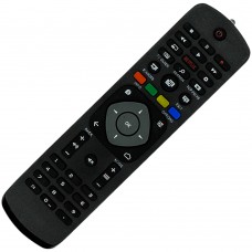Controle Remoto Compat&iacute;vel Com Tv Philips Smart 4k Netflix