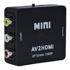 Conversor Video Composto 3 Rca Av para 1 Hdmi