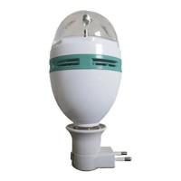 L&acirc;mpada de Festa Led Colorido Rotativa com Soquete