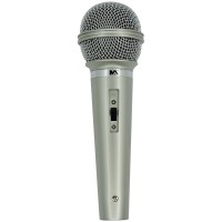 Microfone Profissional Karaok&ecirc; com Cabo Completo
