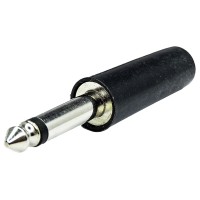 Plug P10 Mono Preto Baquelite