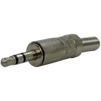 Plug P2 Est&eacute;reo Met&aacute;lico com Rabicho